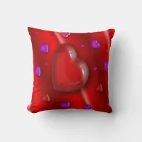 Yummy Hearts Valentine Pillow