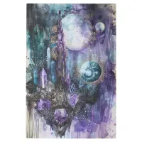 *~* Artistic Crystals Purple Planets SC3 Metal Print