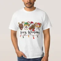 Merry Woofmas Typography T-Shirt