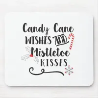 Fun Typography Christmas Mouse Pad