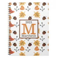 Personalized Fall Notebook