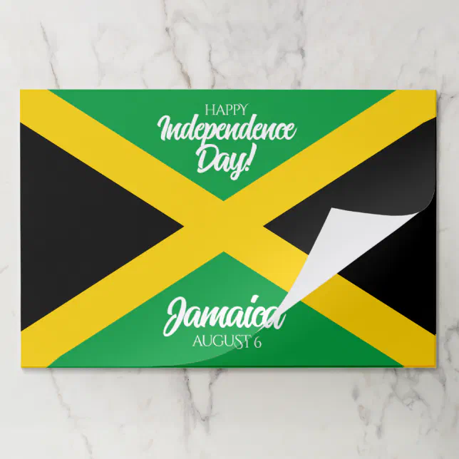 Jamaican Independence Day Jamaica National Flag Paper Pad