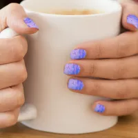 Camouflage Pastel Blue Abstract Pattern Minx Nail Art