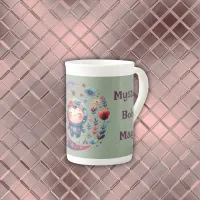 Mystical Boho Magic Maroon | Bone China Mug