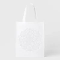 Elegant Mandala Adult Coloring Art Supplies Bag