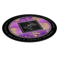 Elegant 47th Amethyst Wedding Anniversary Cutting Board