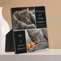 Pet Memorial Remembrance Dog Cat Loss Keepsake Plaque