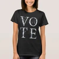 Rustic Blue go Vote T-Shirt