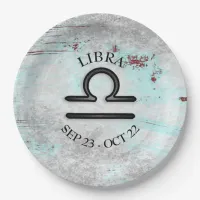 Horoscope Sign Libra Astrology Zodiac Paper Plates