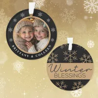 Cute Family Photo keepsake Christmas Ornament