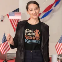 Cat lover backs Kamala's campaign T-Shirt