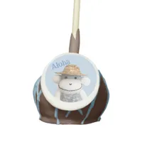 Aloha Sock Monkey(Boy) Cake Pops