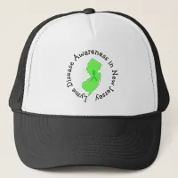 Lyme Disease Awareness in New Jersey Ribbon Hat