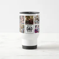 Best DAD Ever Father's Day Custom Photo Collage Travel Mug