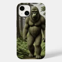 Bigfoot standing in Trees AI art Case-Mate iPhone 14 Case