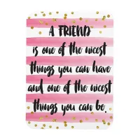 A friend is one of the nicest things you can have magnet