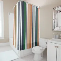 Modern New Season Striped Shower Curtain