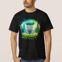 Green and Blue Disc Golf Themed T-Shirt