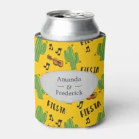 Fiesta themed Wedding Can Cooler