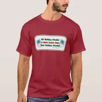 Holiday Playlist Fun Christmas Music Lover Slogan T-Shirt