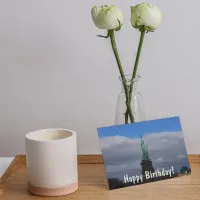 Happy Birthday Statue of Liberty NYC Card