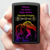 Romantic women for a playful time zippo lighter