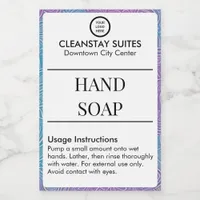  High-quality Hand Soap Hospitality Label Stickers