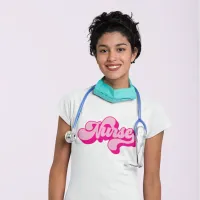 Retro Hot Pink Nurse T-Shirt