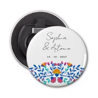 Vibrant Mexican Floral Fiesta Wedding Bottle Opener