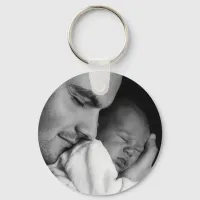 Add your Dad's Photo to this Best Dad Ever Keychain
