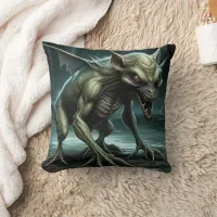 Chupacabra - Cryptid Monsters or Animals Throw Pillow