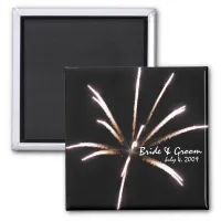 Fireworks Wedding Magnet