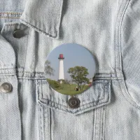 Guiding Lights: Long Beach Lighthouse Serenity Button