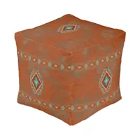 Southwest Canyons Diamond Pouf