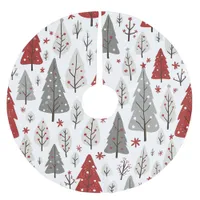 Christmas Trees Wrapping Paper Brushed Polyester Tree Skirt