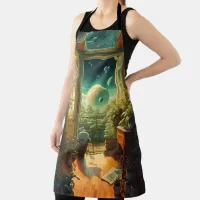Out of this World - Room with a planetary View Apron
