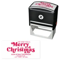 We Wish You A Merry Christmas Personalized Gift  Self-inking Stamp