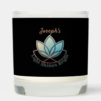 Custom Name Lotus- [NAME] Shines Bright Scented Candle