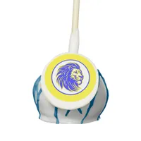 Lions Yellow and Blue Dipped Cake Pop