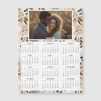 2025 Mini Calendars | Beige Botanical 