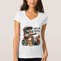 what's up brother Squirrel Smoking Cigar T-Shirt