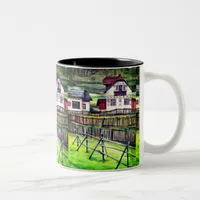 Transylvania, Romania Two-Tone Coffee Mug