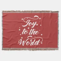 joy to the world Christmas Throw Blanket