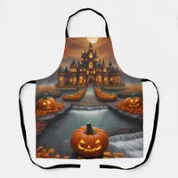 Halloween Pumpkin Vibes Apron