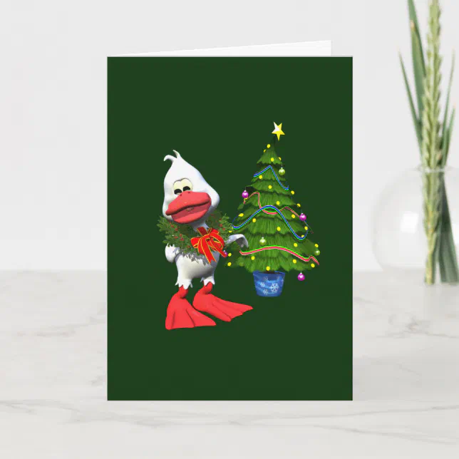 Christmas Duck Holiday Card