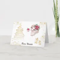 *~* Italian Buon Natale Merry Christmas Holiday Card