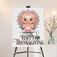 Cute Thanksgiving Turkey Foam Board