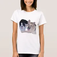 Best Friends Border Collie & German Shepherd T-Shirt