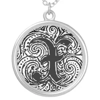 Monarchia "X" Monogram Pendant Necklace