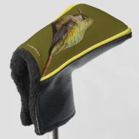 Anna's Hummingbird on the Scarlet Trumpetvine Golf Head Cover